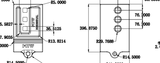 Cast Alloy Half Arrow 3G6395HAL-X 31kg 950H 962H 966G 972G