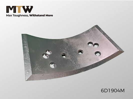 6D1904 Overlay End Bit 8 Holes for Bulldozer Blade