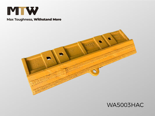 WA500-3HA Cast Center Segment Half Arrow 4 Holes 90KG Wheel Loader Bucket Protection Segment