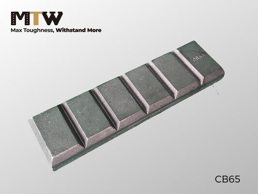 CB65 Chocolate Block Wear Part 240×65×23mm Ground Engaging Tool Component 2.5KG