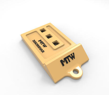 WA500 Cast Half Arrow Cutting Edges For Loaders 988