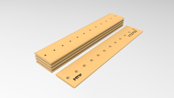 Boron Dozer Blade Cutting Edge ISO 7T5702 Yellow Heavier Center