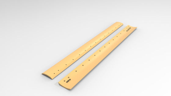 9J3658 DBC Bulldozer Cutting Edge 16×152×2133mm Curved Blade Wear Part 34KG