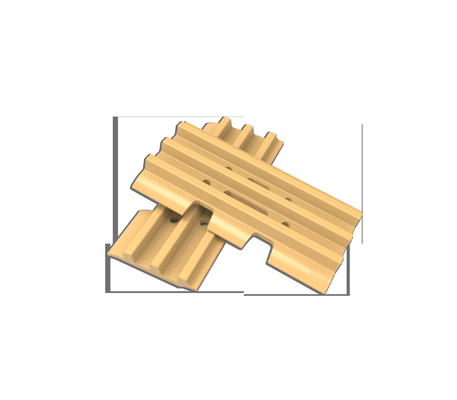 TG154A-6 PC70 Triple Grouser Track Shoe Plate 6x165x450 Track Plates
