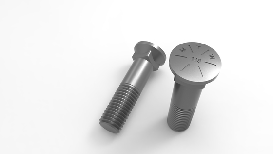 11-UNC Plow Bolts 4F3654 Dia 5 / 8 Hdg Dacroment Geomet