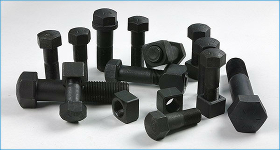 5J4771 M12 Black Plow Bolts 10-UNC Dia 3 / 4 Screw Thread