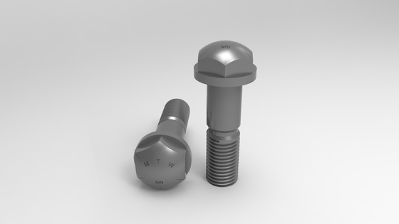 Hdg Track Bolts 18-UNF 7H3596 Dacroment Geomet Zinc Plated