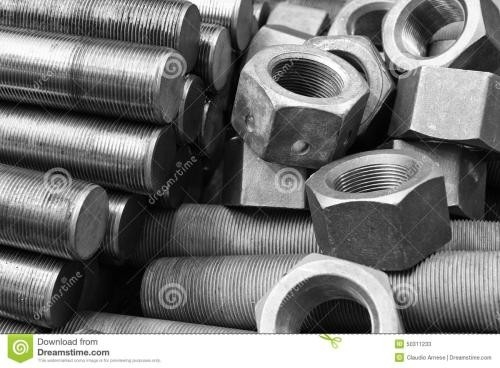 Black 39mm Track Bolts Phosphating D21S-3 201-32-11210