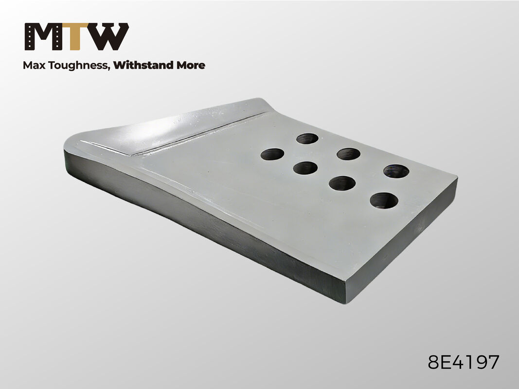 8E-4197 HCEB End Bit 50×405×610 7 Holes Heavy Duty Bulldozer End Bit