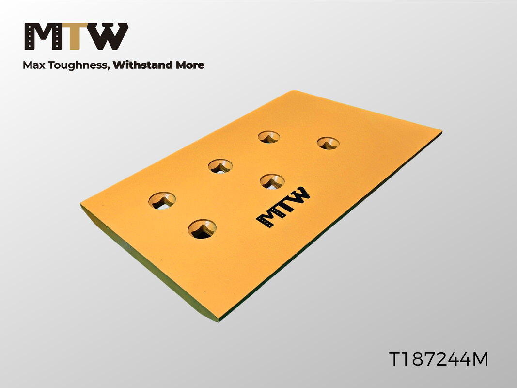 T187244 LCEB End Bit 19×254×481 6 Holes for Bulldozer Blade