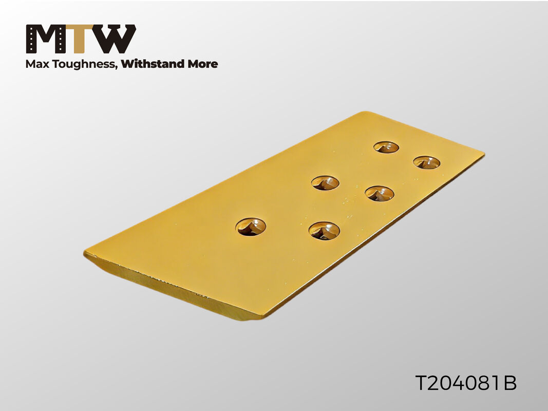 T204081 LCEB End Bit 19×203×481 6 Holes 12.2KG Bulldozer End Bit
