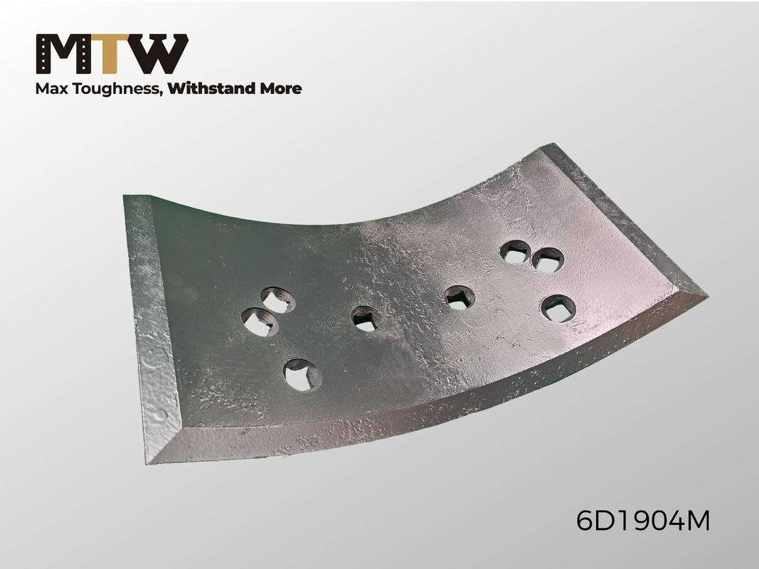 6D1904 Overlay End Bit 8 Holes for Bulldozer Blade