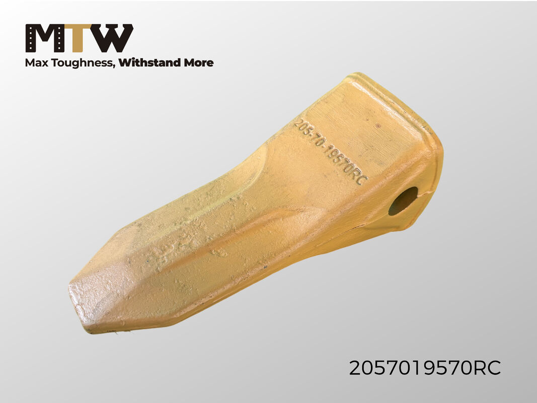 205-70-19570RC PC200 Rock Chisel Bucket Tooth 5.7KG Excavator Wear Part