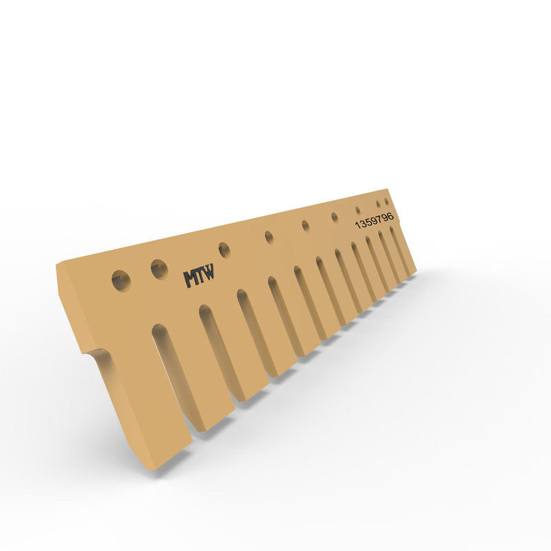 1359796 Grader Blades SDBF 4 Foot 9 Holes Manganese Steel serrated blades, ice blades