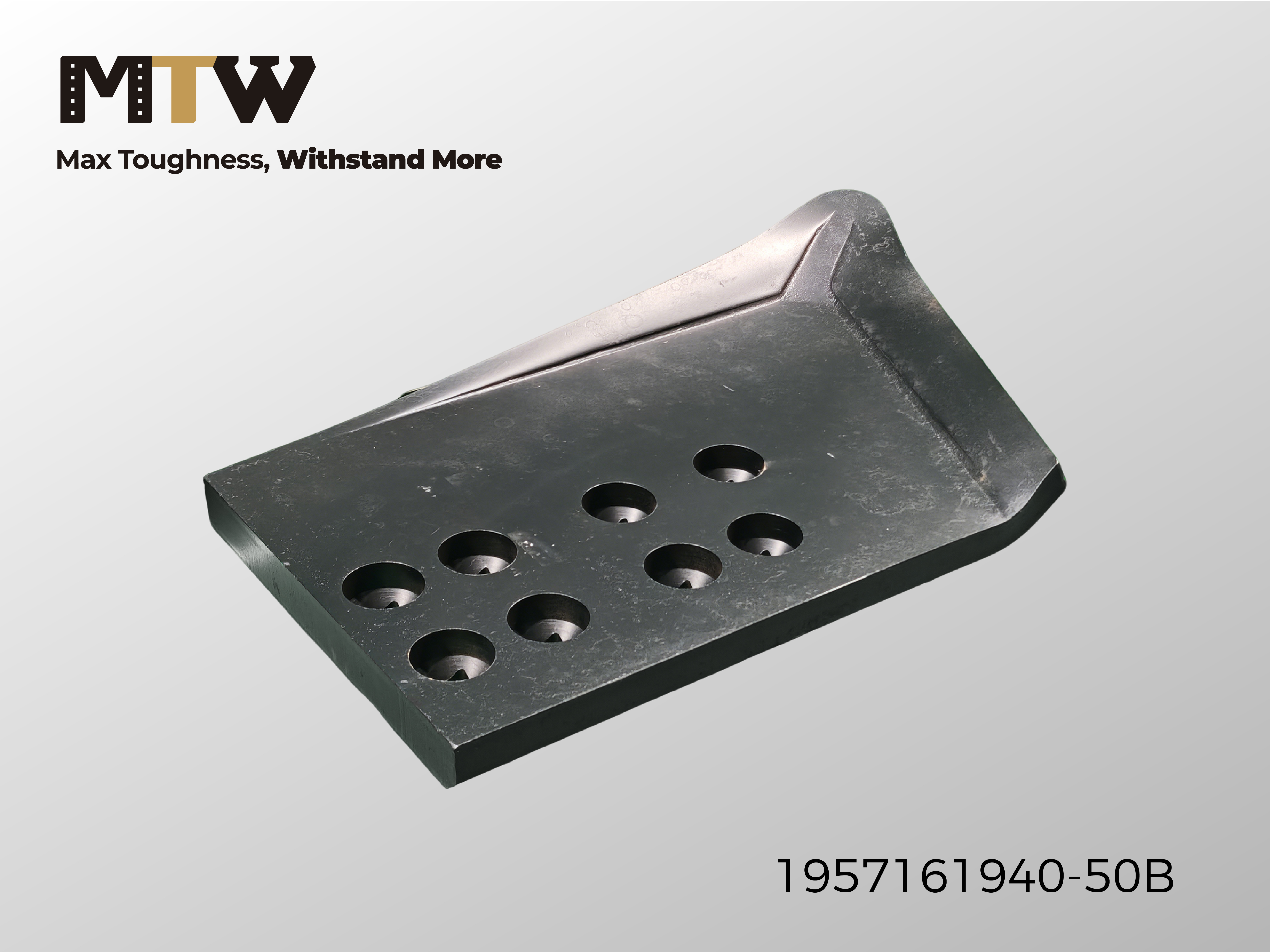 195-71-61940 HCEB End Bit 60×483×749 8 Holes Heavy Duty Bulldozer End Bit