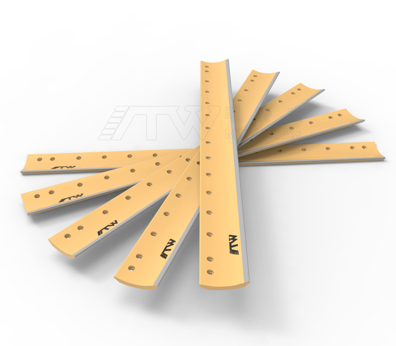 SDBC Type Curved Grader Blades 13 Holes Manganese Steel